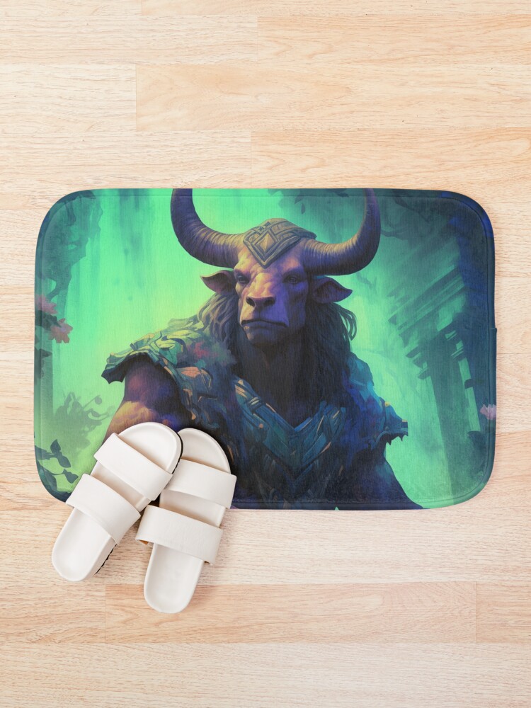 Thumbnail 1 of 6, Bath Mat, Minotaur designed and sold by Rtymer.