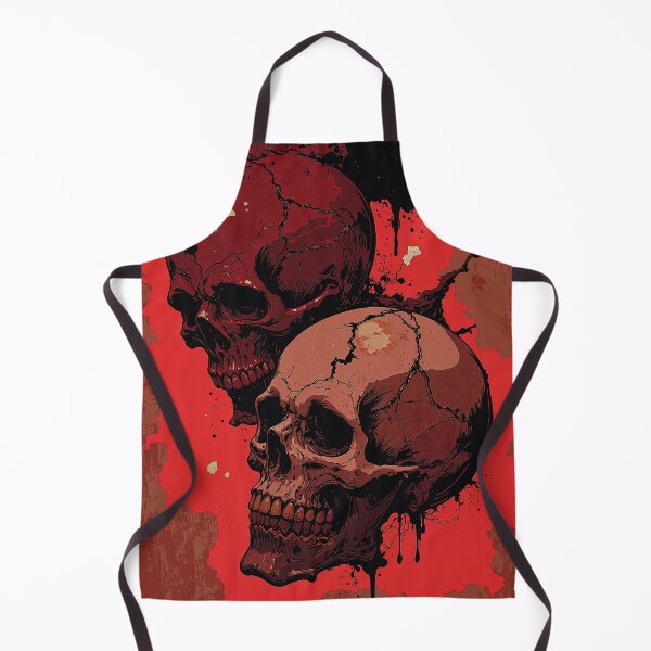 Item preview, Twin skulls heartache and defiance in a sea designed and sold by ShroomForge.
