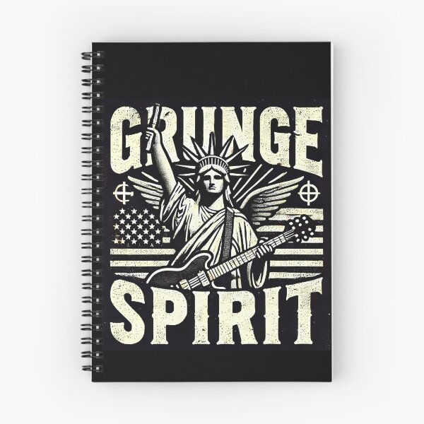 Item preview, Grunge Rock Spirit – Inspired by Iconic 90s Bands like Nirvana & Alice in Chains" designed and sold by OzzFrequency.