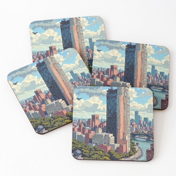 Item preview, Urban dreams a watercolor symphony designed and sold by ShroomForge.