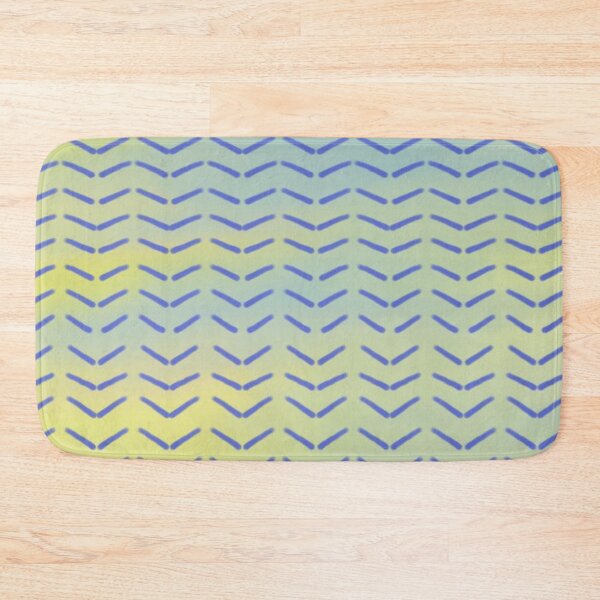 Item preview,  Blue Pattern with Repetitive Geometric Abstract Design on White Background designed and sold by Beautiful art store.