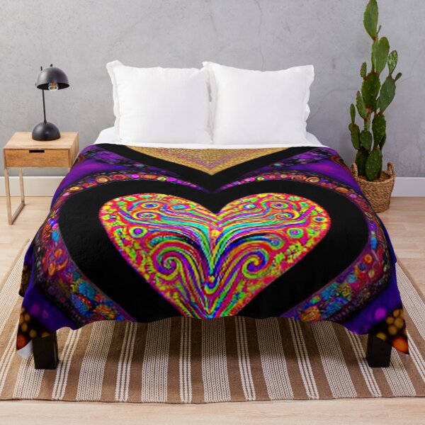 Item preview, Abstract Colorful Hearts Art designed and sold by TheDarkWardrobe.