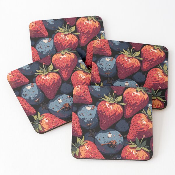 Item preview, Vibrant strawberry symphony designed and sold by ShroomForge.
