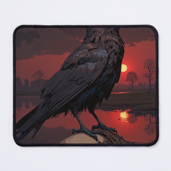 Item preview, Vultures at twilight or deathly sunset symphony designed and sold by ShroomForge.