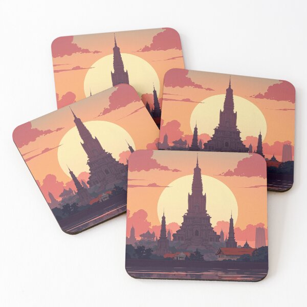 Item preview, Wat arun sunset reflections designed and sold by ShroomForge.