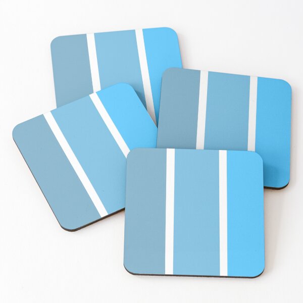 Item preview, Abstract Vertical Color Gradients in Three Blue Shades designed and sold by Beautiful art store.