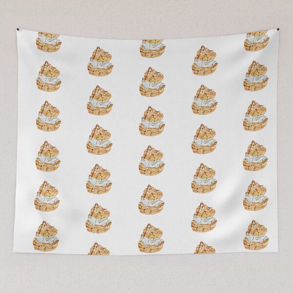 Item preview, Cream Puff with Chocolate Drizzle designed and sold by daphsam.