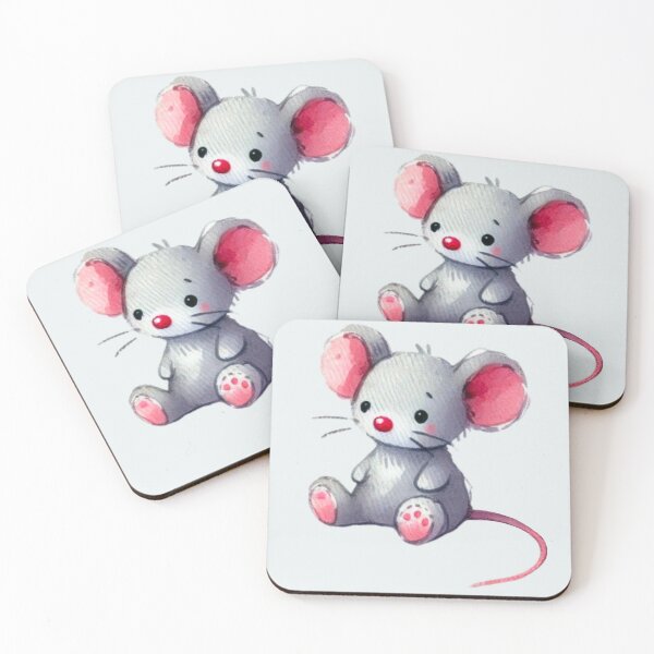 Item preview, Bored grey mouse designed and sold by DaintyDooodles.