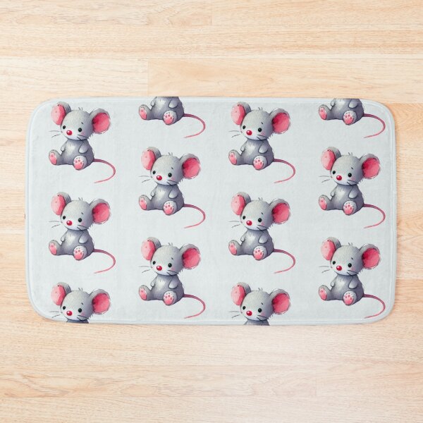 Item preview, Bored grey mouse designed and sold by DaintyDooodles.