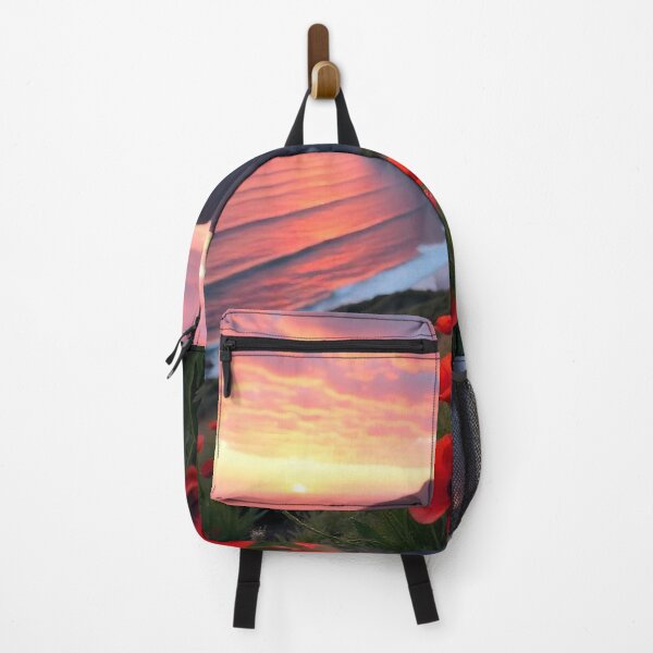 Item preview,   Spring Sea Landscape with Poppies and Volcanic Coastline designed and sold by hjian8219.