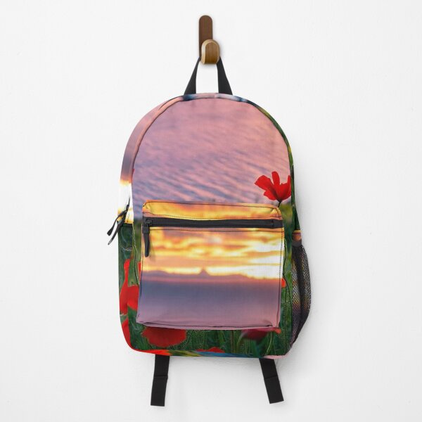 Item preview,   Spring Sea Landscape with Poppies and Volcanic Coastline designed and sold by hjian8219.