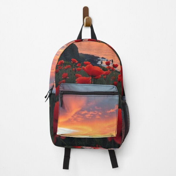 Item preview,   Spring Sea Landscape with Poppies and Volcanic Coastline designed and sold by hjian8219.