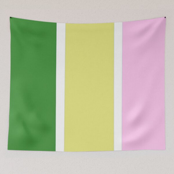 Item preview, Abstract Color Composition with Green, Yellow, and Pink designed and sold by Beautiful art store.