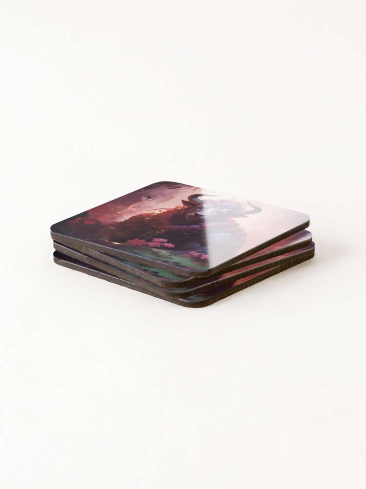 Thumbnail 4 of 5, Coasters (Set of 4), Minotaur designed and sold by Rtymer.