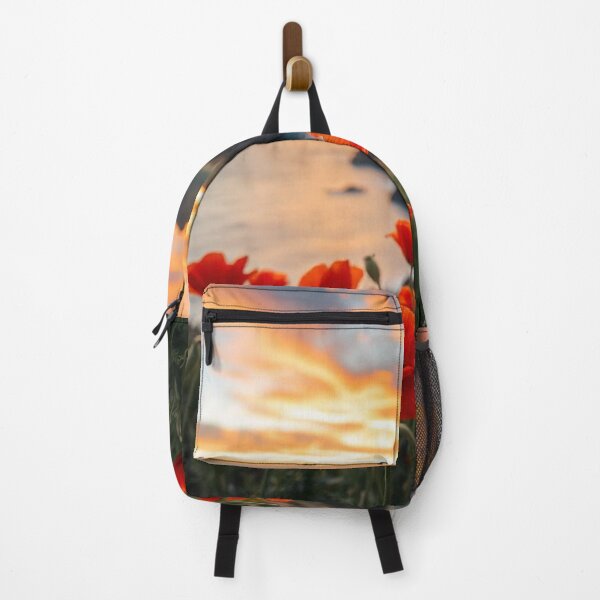 Item preview,  Spring Sea Landscape with Poppies and Volcanic Coastline designed and sold by hjian8219.