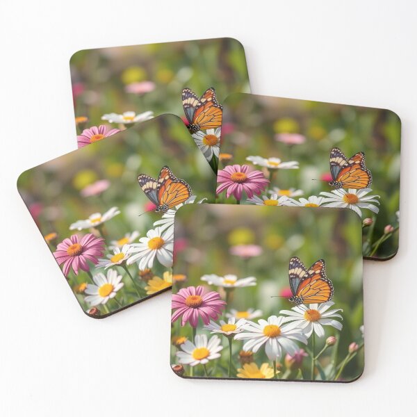 Item preview, Spring Scene with Flowers and Butterfly designed and sold by hjian8219.