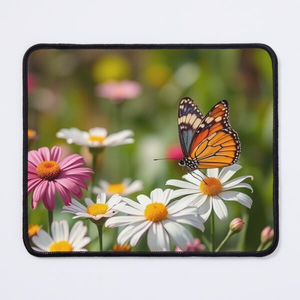 Item preview, Spring Scene with Flowers and Butterfly designed and sold by hjian8219.