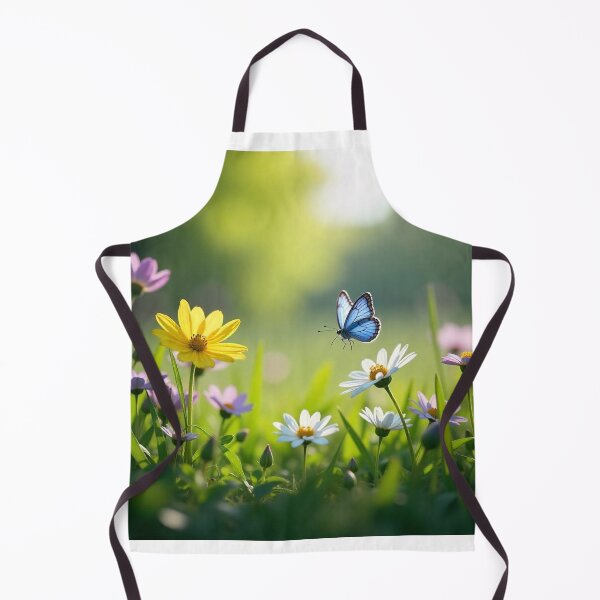 Item preview, Spring Scene with Flowers and Butterfly designed and sold by hjian8219.