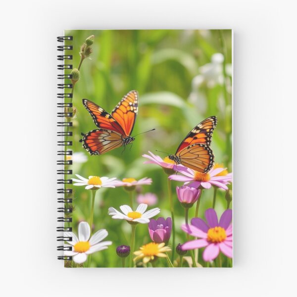 Item preview, Spring Scene with Flowers and Butterfly designed and sold by hjian8219.