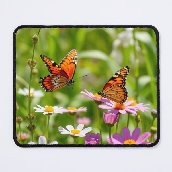 Item preview, Spring Scene with Flowers and Butterfly designed and sold by hjian8219.