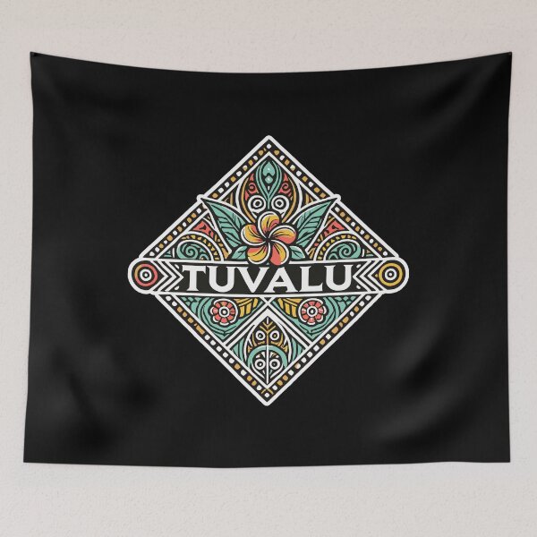 Item preview, TUVALU - Tribal Art Pattern - Tropical Flower - Island designed and sold by Darling DeDe.