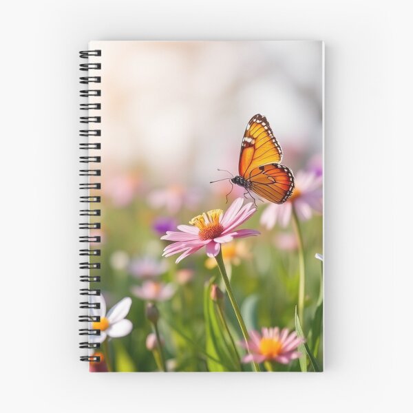 Item preview, Spring Scene with Flowers and Butterfly designed and sold by hjian8219.