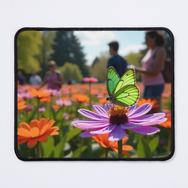 Item preview, Spring Scene with Flowers and Butterfly designed and sold by hjian8219.