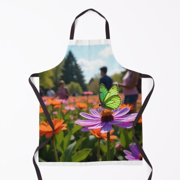 Item preview, Spring Scene with Flowers and Butterfly designed and sold by hjian8219.