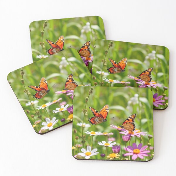 Item preview, Spring Scene with Flowers and Butterfly designed and sold by hjian8219.