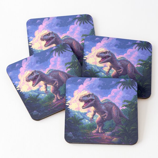 Item preview, Dinosaur Pixel Art designed and sold by Kaos-Bit.
