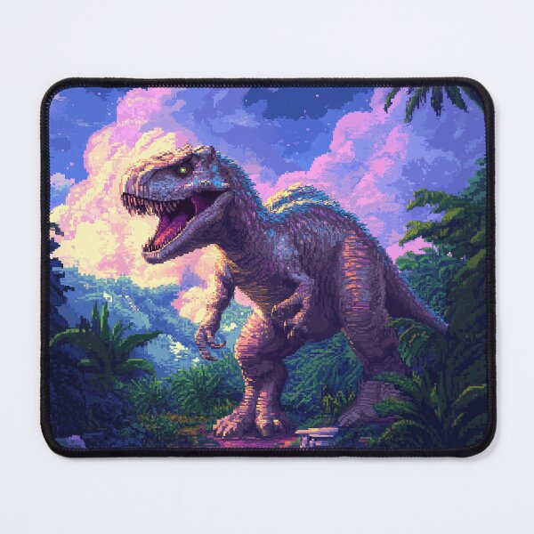 Item preview, Dinosaur Pixel Art designed and sold by Kaos-Bit.
