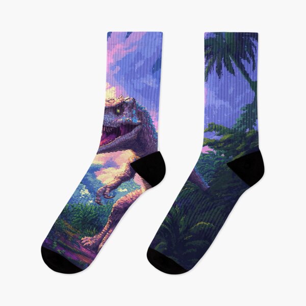Item preview, Dinosaur Pixel Art designed and sold by Kaos-Bit.