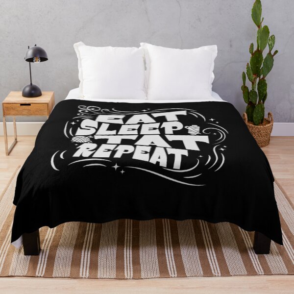 Item preview, Eat Sleep Tat Repeat Funny Tatting Lover Gift Idea designed and sold by HosvPrint .s.
