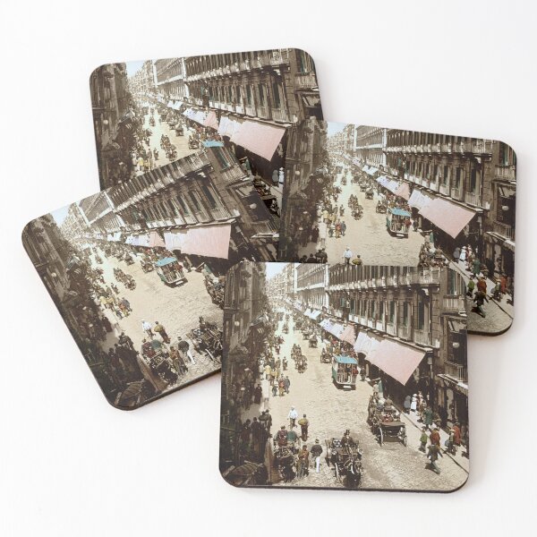 Item preview, Street in Naples designed and sold by 19th Century in Color.
