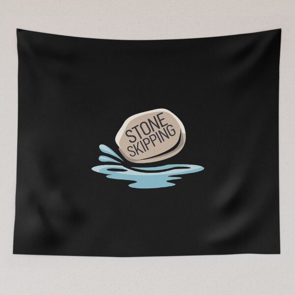 Item preview, Stone Skipping, Stone Skimming designed and sold by These_Prints.