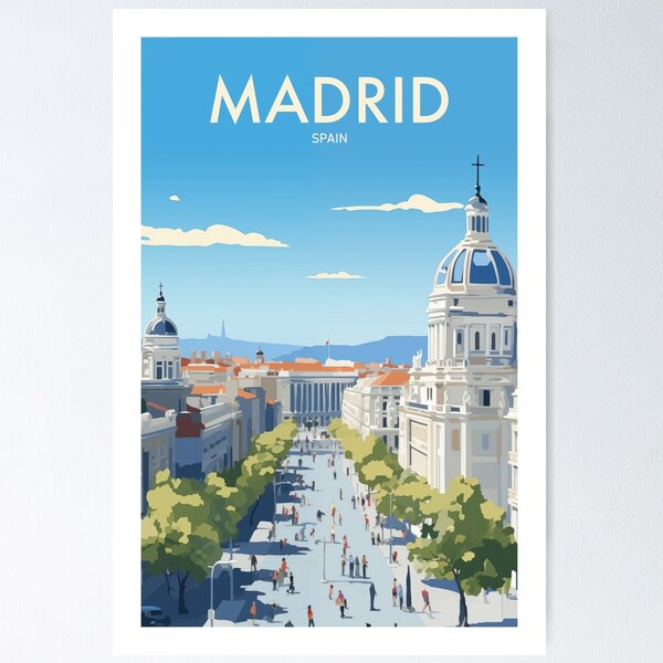 Artikel-Vorschau von MADRID, designt und verkauft von MarkedArtPrints.
