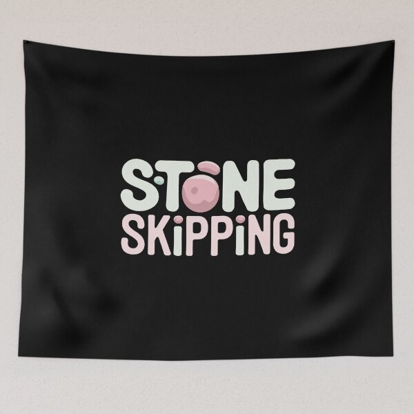 Item preview, Stone Skipping, Stone Skimming designed and sold by These_Prints.