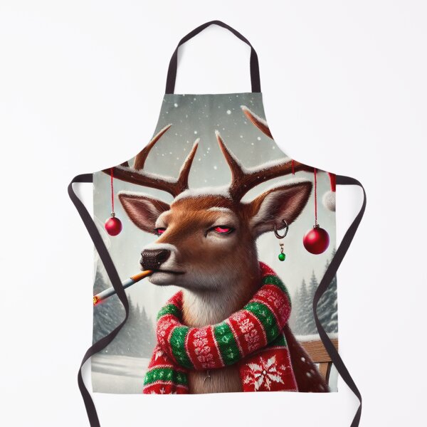 Item preview, Deer smoking designed and sold by Amhebadesigns.
