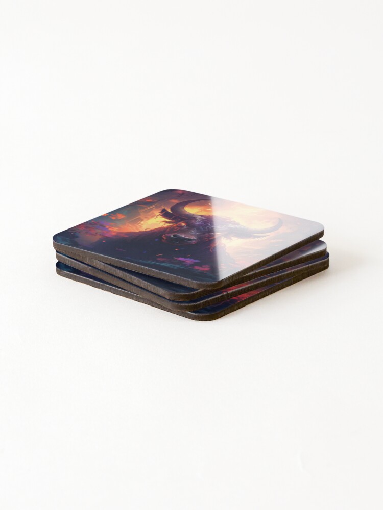 Thumbnail 4 of 5, Coasters (Set of 4), Minotaur designed and sold by Rtymer.