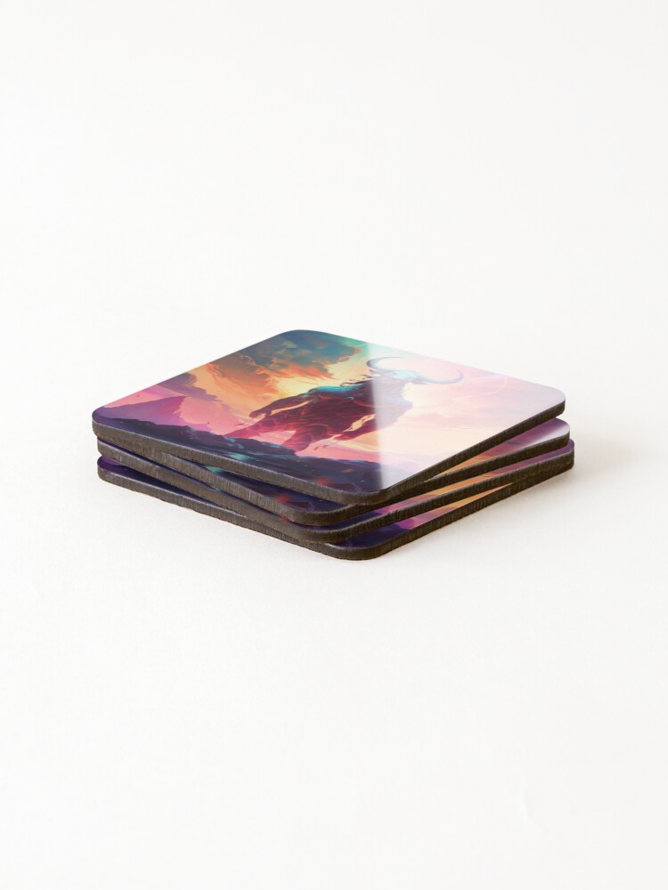 Thumbnail 4 of 5, Coasters (Set of 4), Minotaur designed and sold by Rtymer.
