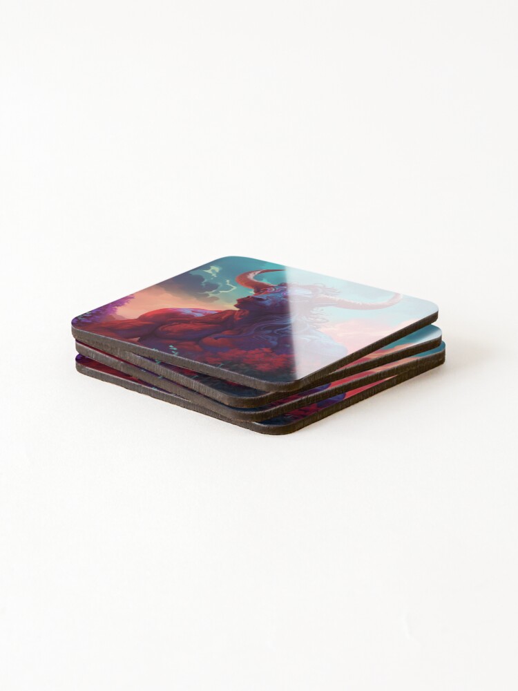 Thumbnail 4 of 5, Coasters (Set of 4), Minotaur designed and sold by Rtymer.