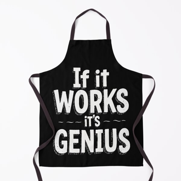 Item preview, Funny Tech Typography Design for Programmers and EngineersIf It Works, It's Genius v.2 designed and sold by twisted-dot.