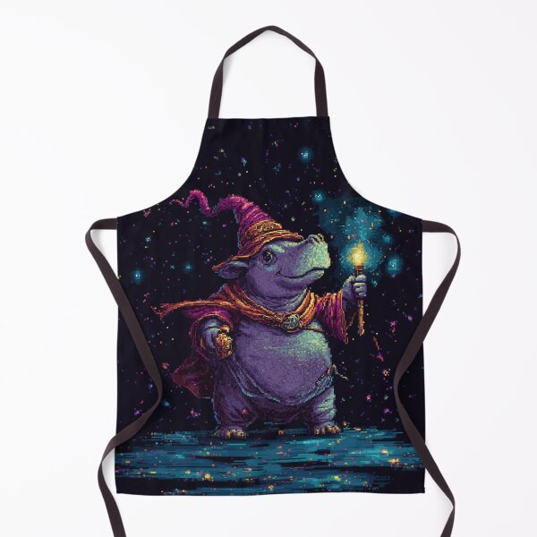 Item preview, Pixel Hippo Wizard designed and sold by Kaos-Bit.