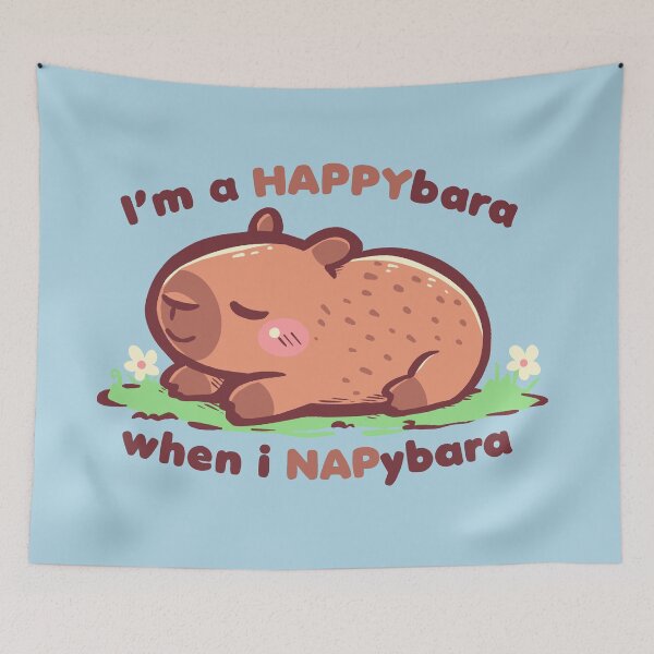 Item preview, Happybara when I Napybara designed and sold by TechraNova.