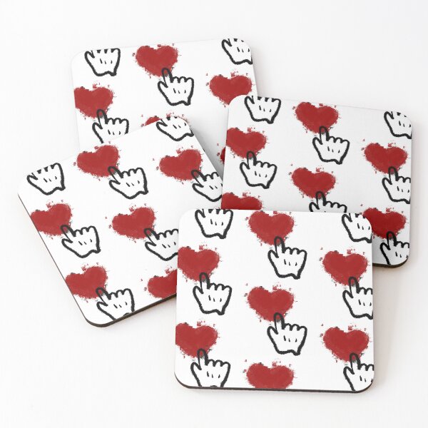 Item preview, heart glitch click mouse designed and sold by notastranger.