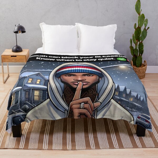 Item preview, Blocking Blessings | Motivational Urban Hood Meme designed and sold by Zuriel Hargrove.