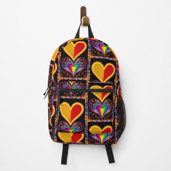 Item preview, Abstract Colorful Hearts Art designed and sold by TheDarkWardrobe.
