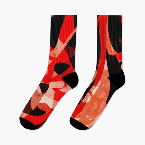 Item preview, Scarlet Play - Abstract Composition designed and sold by SunbeatStudio.
