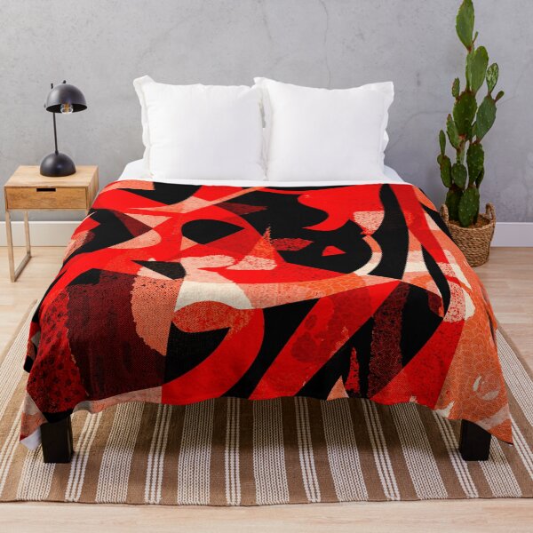 Item preview, Scarlet Play - Abstract Composition designed and sold by SunbeatStudio.