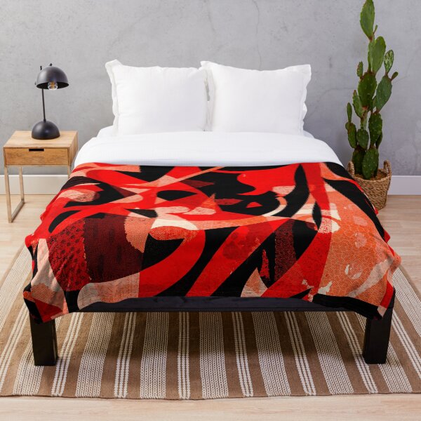 Item preview, Scarlet Play - Abstract Composition designed and sold by SunbeatStudio.